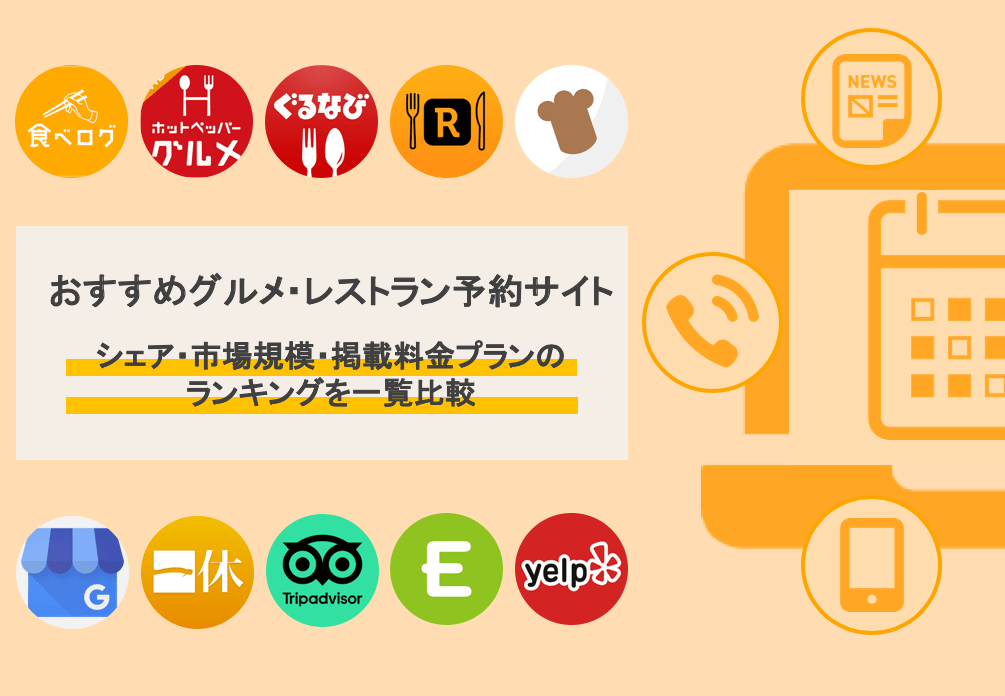 主要グルメサイト（食べログ・Retty・ぐるなび）の特徴と使い分け