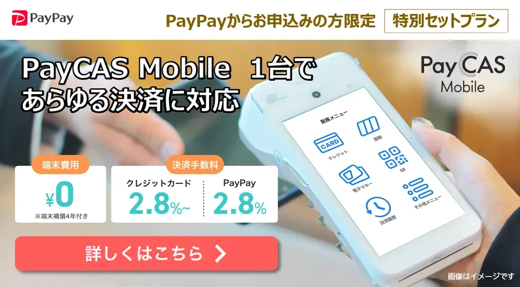 PayCAS Mobileの特徴