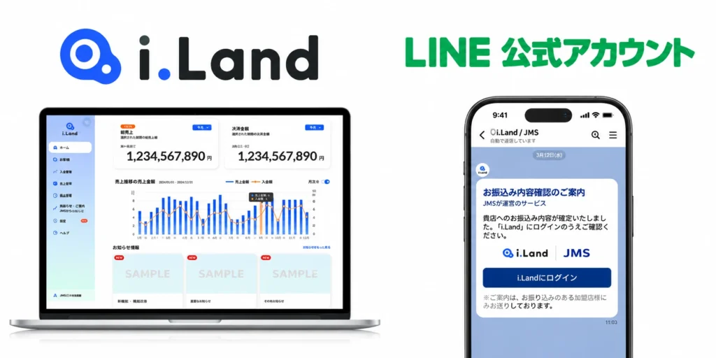 i.LandとLINE公式アカウント